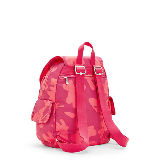 Kipling City Pack Small Printed Sırt Çantaları Pembe | TR 1698HA